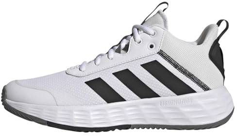 Adidas Herren Ownthegame Shoes, Cloud White/Core Black/Grey Four, 47 1/3 EU