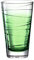 Leonardo Vario Struttura 026834 - Vaso para beber (1 unidad, apto para lavavajillas, vaso de cristal, cristal de jugo, 280 ml), color verde