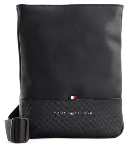 Tommy Hilfiger Herren Umhängetasche TH Essential Crossover Klein, Schwarz (Black), Einheitsgröße