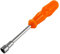 Biaungdo 10mm Socket Wrench Screwdriver, High-Carbon Steel Hexagon Nut Driver Non-Magnetic Tip Hex Nut Screwdriver Hand Tool
