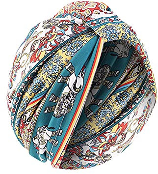 Turban Damen,Samt Turbanmütze Muslimische Kopftuch Mütze Indische Turban-Hüte,Frauen Bandana Kopfbedeckunge Krebs Chemo Cap Haarausfall Schlaf Chemotherapie Hut Damen Winter Frauen Muslim Chiffon Hij