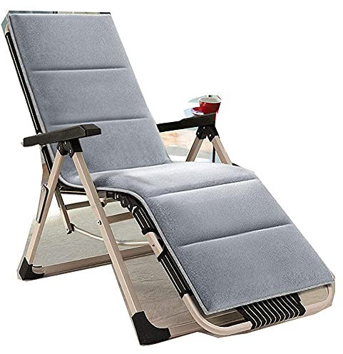 Multi-Positions-Liege, Büro- und Outdoor-Freizeitstuhl, bequemer Relax-Stuhl, klappbarer Lounge-Stuhl, Relax-Stuhl, Nickerchen-Liegestuhl, 150 kg, Lager-Dray-Streifen + Wattepad, kleine Überraschung