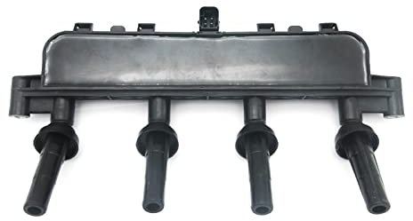 Zündanlagen Glühanlagen Auto-Zündspule Ersatz 4 Pins Für Peugeot 1007 106 205 206 207 306 307 309 405 Für Partner 1.4 1.6 Auto Zündmodul (Farbe : Black Plug)