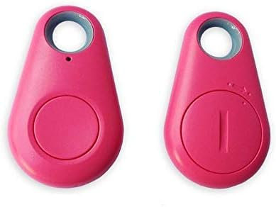 Wireless Bluetooth 4.0 Key Finder, Smart Wireless GPS Tracker, Anti Lost Key Alarm Sensor Item Locator for Kids Phone Car Wallet Luggage Pet (pink)