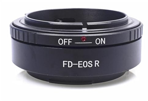 FD-RF FD-EOSR Adapterring for Objektivhalterung, for Canon FD-Objektiv und EOS R RF-Kameragehäuse FD-R-Adapter