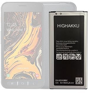 HIGH BATTERY HIGHAKKU Batterie de Remplacement EB-BG390BBE Compatible avec Samsung Galaxy Xcover 4S SM-G398 & Xcover 4 SM-G390