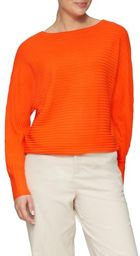 s.Oliver Damen Strickpullover – Relaxed Fit, Fledermausärmel