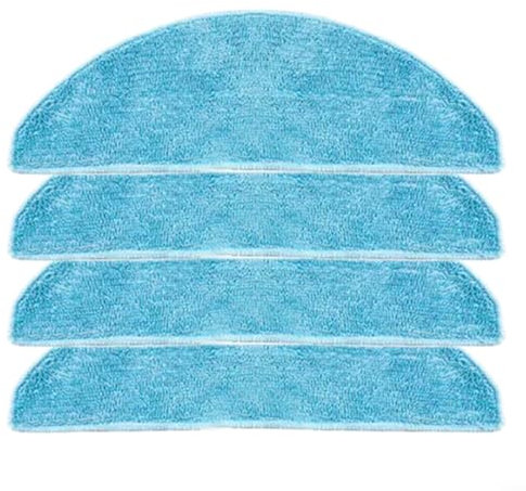 Almohadillas de microfibra para mopa Conga 7490 Immortal/8290 Immortal, accesorios para aspiradora, reutilizables, almohadillas de limpieza suaves (4 piezas)