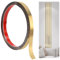 MINUNUSI Garniture de Moulage Métallisée, Bande Décorative Dorée 5M en Inox Baguette Doree de Finition Peel and Stick Moulure Flexible Auto-Adhésive Moulure et Garniture Murale pour Mur Plafond, 1CM