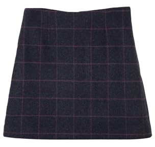 Rydale Ladies Short Tweed Skirt Womens Wool Mini Checked Country Work Skirts