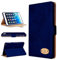 Gorilla Tech - Custodia protettiva per tutti i modelli di iPad, in vera pelle, con supporto, in confezione al dettaglio (blu navy, iPad Pro 12,9 (2021) di quinta generazione)