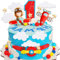 Airplane Cake Topper Airplane Cake Decorations Plane Cake Topper for Time Flies 1st Birthday Decorations Airplane Birthday Baby Shower Decorations