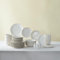 Ensemble de vaisselle Karaca Elegance Bone China Mandarin 53 pièces pour 12 personnes, Or