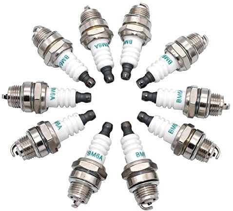 Tool Compatible with Spark Plug BM6A L7T for Compatible with Chainsaw Strimmer Blower Hegde Timmer Lawn Mower Compatible with Stihl FS55 FS55C FS46 FC55 FS38 FS45 FS55 HL45 HS45 KM55 FS120 FS200 FS250