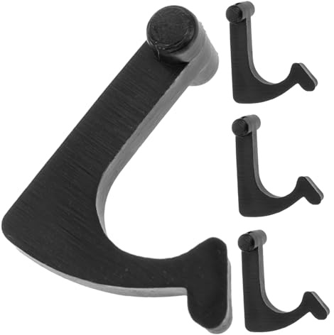 Supvox 4 Stück Plattenspieler Armschnallen Aus Stabilem Kunststoff Schwarz Universelle Vinyl Schallplattenhalterung Für Feste Tonarmfixierung Und Vibrationsfreie Wiedergabe