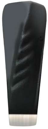 Splitting Wedge for Wood - Powerful Rotary Splitting Wedge with Strong Splitting Action - Forged Splitting Wedge Made of Solid Steel in Signal Colour and Large Impact Surface Wood Splitter for Logs