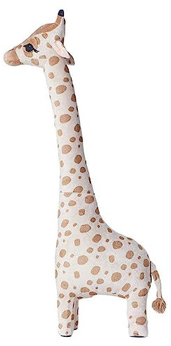 CHEOTIME Giraffen-Plüschtier, große weiche Stofftierpuppe, Giraffenkissen, Plüschkissen für Heimdekoration, Büroruhe (100cm)