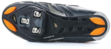 Abaodam Fahrrad Pedalen Selbstsichernd Langlebig aus Nylon und Metall für Herren und Damen mit Großer Auflagefläche zur Kraftübertragung Kompatibel mit Look Keo Klickpedalen Schwarz