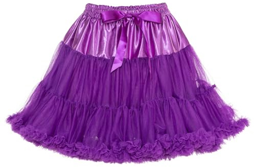 Maskworld Rüschen Tutu lila - Petticoat - Zubehör Kostüm Karneval, Halloween & Motto-Party