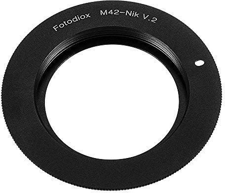 Fotodiox Lens Mount Adapter Compatible with M42 Type 2 Lenses on Nikon F-Mount Cameras