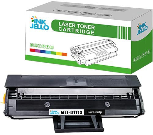 InkJello kompatibe Toner Patrone Ersatz für Samsung Xpress SL-M2020 SL-M2020W SL-M2022 SL-M2022W SL-M2026 SL-M2026W SL-M2070 SL-M2070F SL-M2070FW SL-M2070W -MLT-D111S (Schwarz)