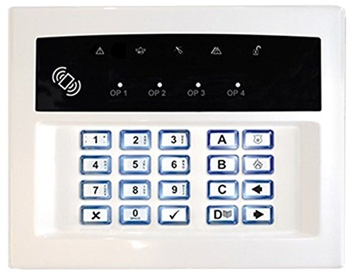Pyronix LEDRKP/WHITE-WE Two-Way Wireless Keypad Arming Station