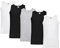 Fruit of the Loom 5-Pack Athletic Mens Canotta, Multicolore (White/Black/Heather Grey 30/36/94), Large (Pacco da 5) Uomo