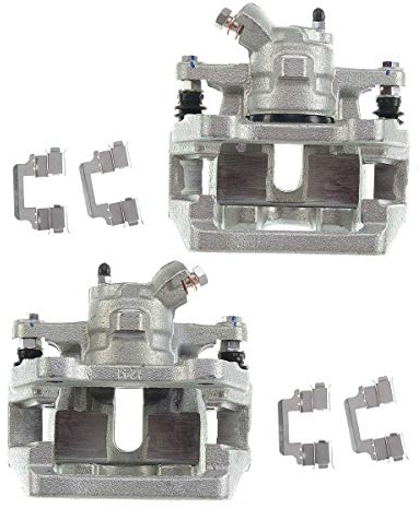 Frankberg 2x Brake Caliper Rear With holder LR010574 | Mounting hole spacing: 100mm; Compatible with: Discovery III TAA, Discovery IV L319, Discovery III L319