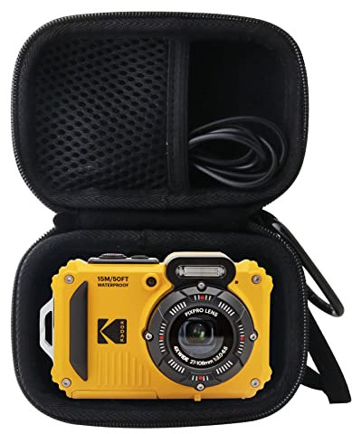 WERJIA Reiseetui für Keepwe/Voltenick/KIDWILL Kinder Digitalkamera Tasche und Kinder Action Kamera Zubehör Tasche nur (schwarz)