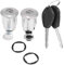 BYARSS Jeu de Serrure de Baril, Jeu de Serrure de Porte de Serrure de Baril avec 2 clés pour Peugeot Partner Citroen Xsara Berlingo