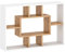 Target Home Bücherregal vielen Fächer Standregal Aktenregal Hochregal Aufbewahrung Regal horizontal/Vertical, an der Wand hängen/auf dem Boden stehend (60.2 x 90 x 20.1 cm, Weiß Eiche Wotan)
