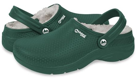 Lakeland Active Women's Fleece-Lined Dockray Clogs - Cumberland Green - 6.5 UK