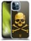 Head Case Designs Gold Skulls And Crossbones Soft Gel Case [Military Grade Protection] Compatible With Apple iPhone 12 Pro Max
