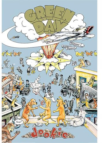 Heart Rock Green Day Dookie Maxi Poster 91.5 x 61 cm