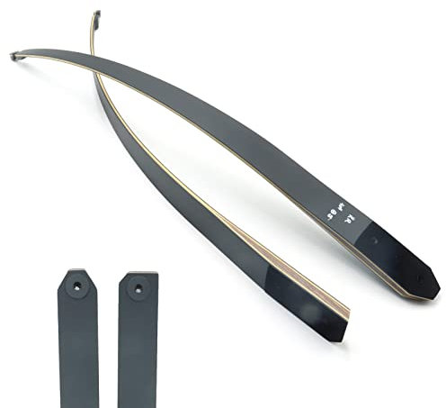 Black Hunter Wurfarme Langbogen Gliedmaßen Wurfarme 25-60lbs (35lbs)