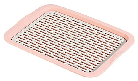 Bandeja de servir y plato, plato rectangular con bandeja de bocadillo de filtro de agua extraíble, bandeja de desayuno, decoración de la casa de campo con estilo Sirviendo platos (Color : B)