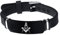ForeverWill Schwarzes Silikon Freimaurer Armband, Verstellbares Armreif für Bruderschaft Mitglieder Symbol Armbänder Maurer Bruder Mitgliedschaft Identifizieren Sie Schmuck Männer Frauen