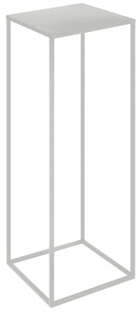 Metall Blumenständer Ständer für Blumentopf Modernes Loft Industriell Plant Stand (Weiß), 70Hx24x24 cm