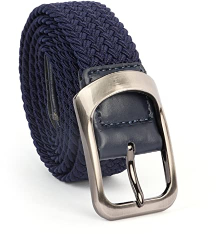 Beaface Elastic Belts for Men - Braided Woven Belts for Jeans, Shorts, Trousers - Casual