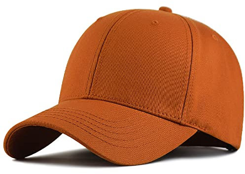 ISWMM Großer Kopfhut Sport XXL Übergröße Baseball Cap Big Head Hat Plus 60-65 cm, Karamellfarben