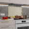 BELOFAY 6mm Bronze Tempered Glass Mirror Splashback for Kitchen, Toughened Glass Mirror Heat Resistant Splashbacks for Cookers with Glue (60X70cm)