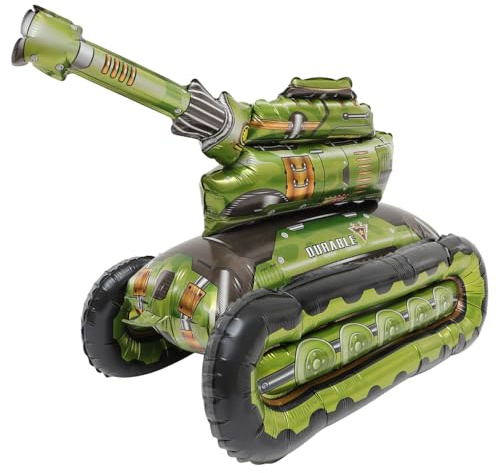 TOYANDONA Tankwagen Folienballon Camouflage Ballons Camo Ballons für Mottoparty Supplies Geburtstag Latex Ballon Bouquet Dekorationen