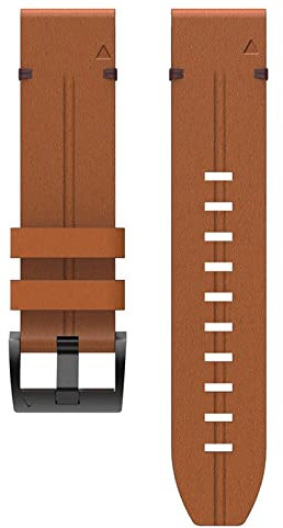 AMSH Lederarmband für Garmin Fenix 7 7X 7S 6 6S 5X 6X 5S, Lederband, 26 22 20 mm, Width 22mm, Achat