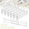 QINERSAW 6 PCS Separateur Tiroirs Reglable en Plastique 27.5-52cm Organisateur Diviseurs de Tiroir Réglable Organisateur Rangement Tiroir Bureau Organisateur pour Tiroir de Bureau