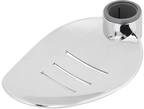 HERCHR Portasapone per Montaggio su Barra Doccia, Portasapone per Asta Doccia Portasapone Adatto, Portasapone Asta Doccia Regolabile Portasapone Scorrevole Portasapone Liscio