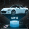 Nachttischlampe Auto MX-5 M deko Supercar Tuning. Geschenkidee Mann objekt Auto MX-5 M Nachtlicht Erwachsene deko Zimmer. TOP