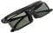 Vikye Active Shutter 3D-Brille, 144-Hz-Aktualisierung, Wiederaufladbar, DLP-Link, Hohe Lichtdurchlässigkeit, Lange Akkulaufzeit, Kurzsichtig Kompatibel