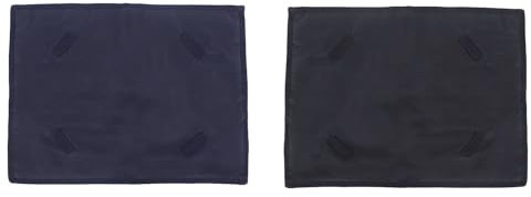 netproshop Turnout Bauchlatz für Pferdedecken 0gr ohne Füllung Gr. 125-165 mit Kreuzbegurtung, Groesse:M, Farbe:Dunkelblau