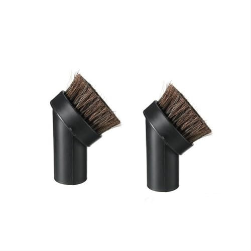 BODYA 2Pcs 32mm Horsehair Bristle Henry Hoover Dusting Brush Round Soft Vacuum Cleaner for Numatic Henry Hetty James Household Sweeper