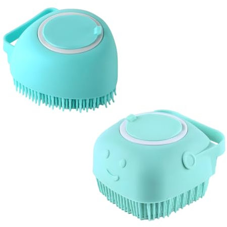 Katzenbürste,Hundebürste,Pfotenreiniger für Hunde,Furminator Katze,Hundebürste Langhaar/Kurzhaar,Hundekamm,Hundebürste Unterwolle,Katzenbürste Kurzhaar/Langhaar,Katzen Bürste (Blau)